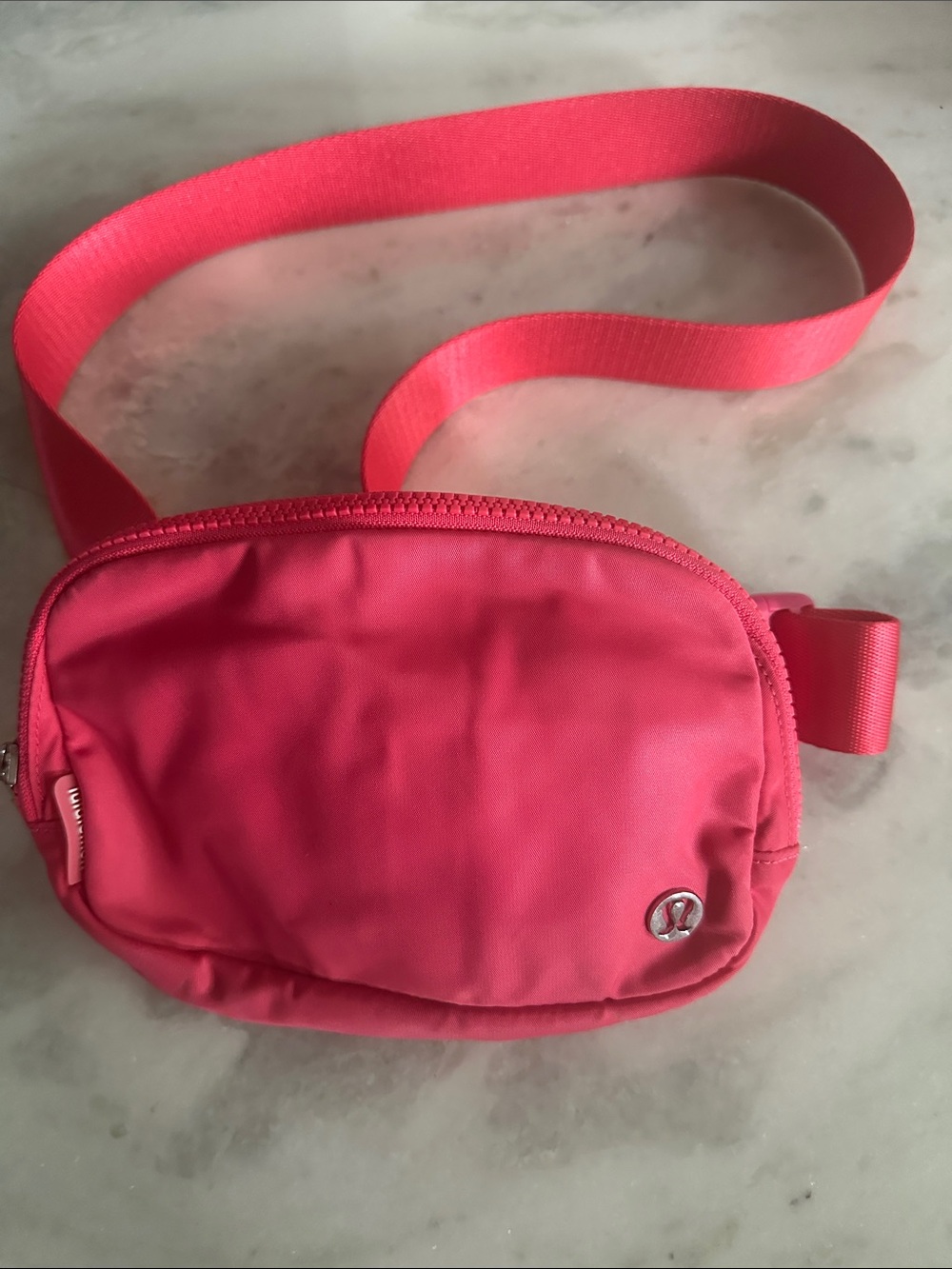 lululemon athletica Coral Pink Crossbody Belt Bag